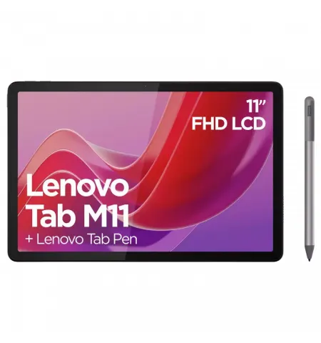 Планшет Lenovo Tab M11, Wi-Fi + 4G LTE, 4Гб/128Гб, Luna Grey