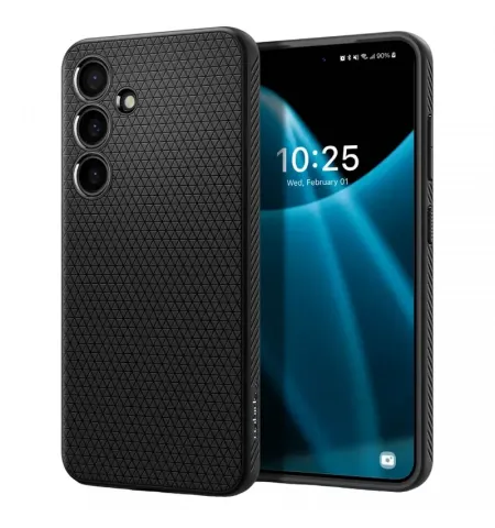 Чехол Spigen Samsung Galaxy S24+, Liquid Air, Матовый черный