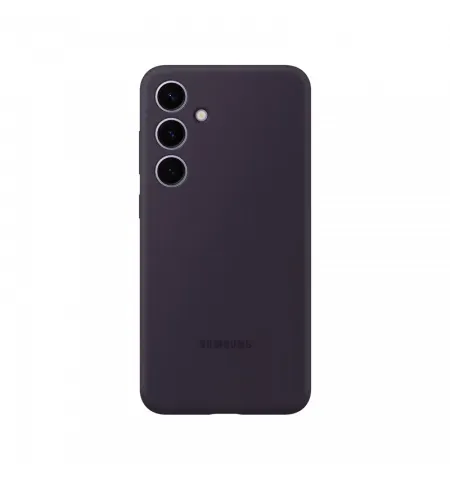 Чехол Samsung Silicone Cover Galaxy S24+, Темно-фиолетовый