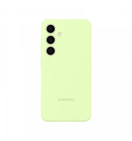 Чехол Samsung Silicone Cover Galaxy S24, Светло-зеленый