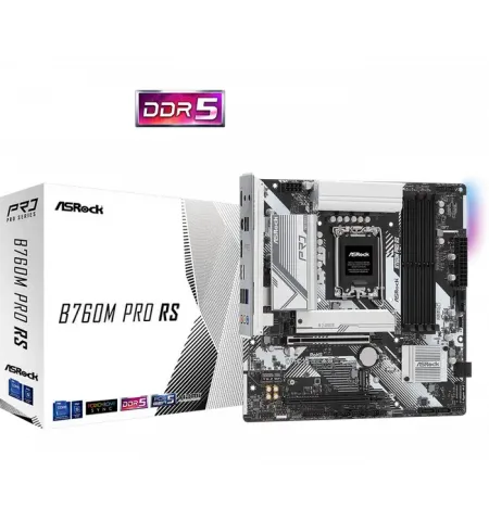 Материнская плата ASRock B760M PRO RS, LGA1700, Intel B760, Micro-ATX