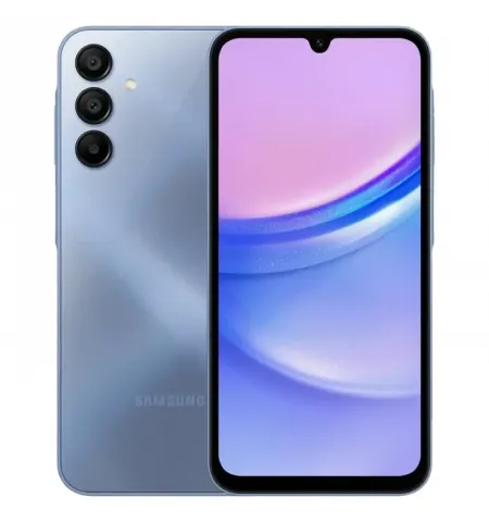 Смартфон Samsung Galaxy A15, 4Гб/128Гб, Синий