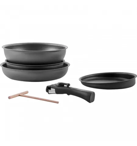 Набор посуды Polaris EasyKeep-6D, Чёрный