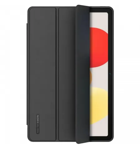 Чехол для планшета Xiaomi Redmi Pad SE, 12", Искусственная кожа, Чёрный