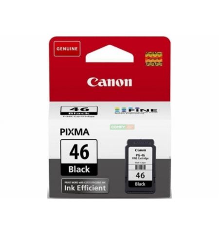 Canon Canon PG46 Black, PIXMA E204/404/14/464/474/484/3140/3340