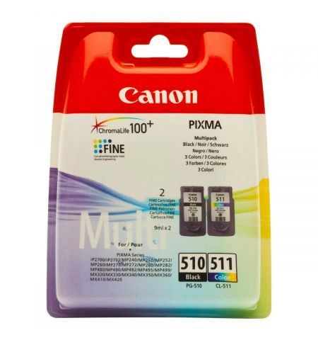 Canon PG-510/CL-511 Multipack, PIXMA iP2700/MP230/240/250/260/270