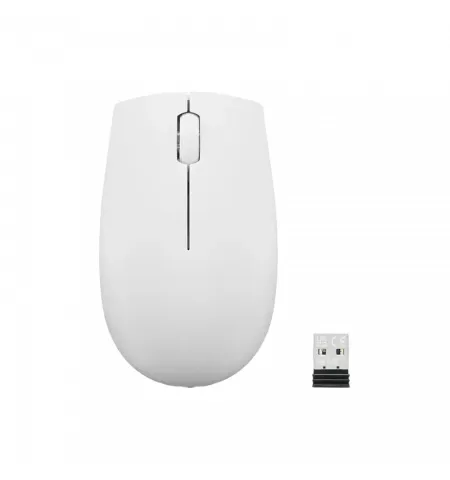 Беcпроводная мышь Lenovo 300 Compact, Белый