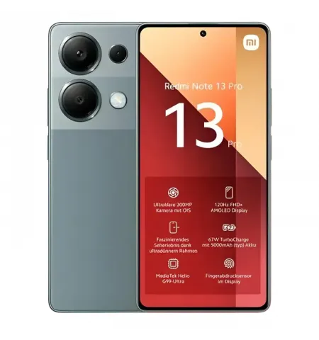 Смартфон Xiaomi Redmi Note 13 Pro, 12Гб/512Гб, Forest Green