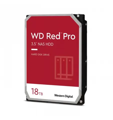 Жесткий диск Western Digital WD Red Pro, 3.5", 18 ТБ