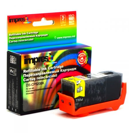 Impreso IMP-RC-CP520BK Black Refillable Cartridge Canon iP3600/4600