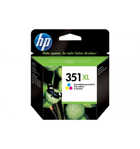 HP 351XL (CB338EE) Tri-color Ink Cartridge Vivera Ink for HP DeskJet D4263, HP Photosmart C4343, HP OfficeJet J5783, HP DeskJet D4363, HP OfficeJet J6413, HP Photosmart D5363, HP Photosmart C5283, HP Photosmart C4283, HP Photosmart C4473, HP Photosmart C4