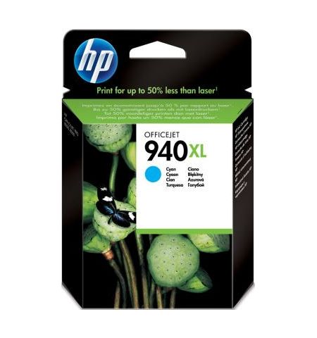 HP 940XL (C4907AE) Cyan Officejet Ink Cartridge HP OfficeJet Pro 8000/ 8500