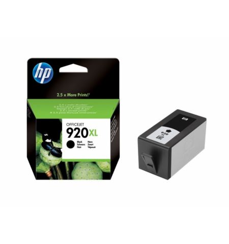 HP 920XL (CD975AE) OfficeJet Ink Cartridge, Black for HP OfficeJet 6000 Printer, 1200 p.