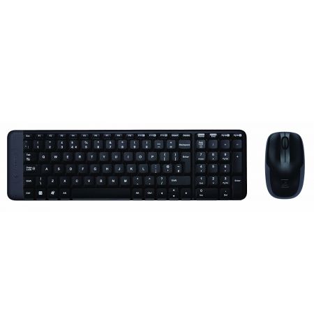 Tastatura cu mouse Wireless Logitech Combo MK220, USB