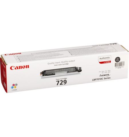 Laser Cartridge Canon 729 (HP CE310A), black (1200 pages) for LBP-7010C/7018C