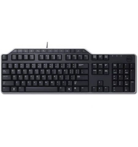 Dell KB-522 Wired Business Multimedia USB Keyboard,  Black (580-17683),  Includes detachable palm-rest 2 Hi-Speed USB 2.0 ports, Seven multimedia keys and seven hot keys.