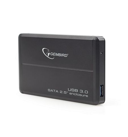 Gembird EE2-U3S-2, External enclosure for 2.5'' SATA HDD with USB3.0(5Gb/s) interface, Black