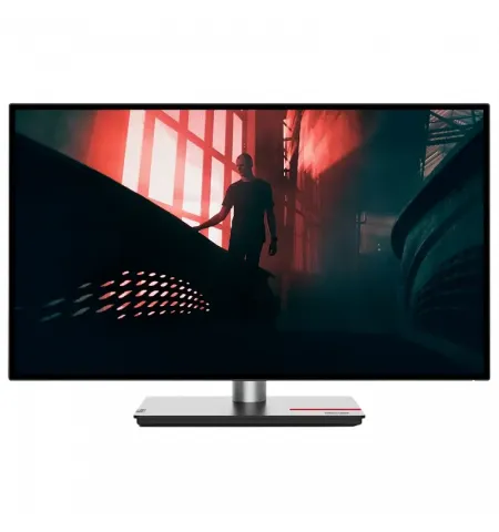 27" Монитор Lenovo P27q-30, IPS 2560x1440 WQHD, Чёрный | Серый