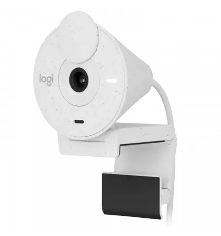 Веб-камера Logitech BRIO 300, Full-HD 1080P, Белый