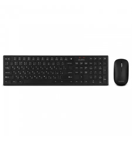 Клавиатура и мышь SVEN KB-C2550W, Беспроводное, Чёрный