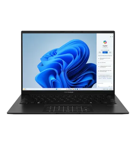 Ноутбук 14" ASUS Zenbook 14 OLED UX3406HA, Jade Black, AMD Ryzen 7 8840HS, 16Гб/1024Гб, Без ОС