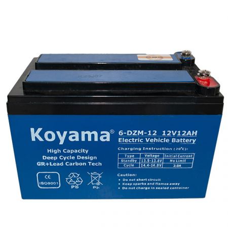 Аккумулятор KOYAMA moto 6-DZM-12 12V 12Ah