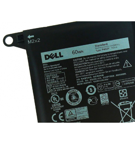 Battery Dell XPS 13 9360 TP1GT JIAZIJIA PW23Y 7.6V 8085mAh Black Original Battery Dell XPS 13 9360 TP1GT JIAZIJIA PW23Y 7.6V 8085mAh Black Original