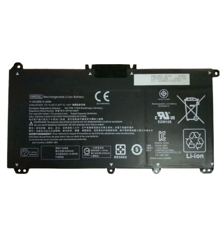 Battery HP Pavilion 15-EG 15T-EG 15-EH 15Z-EH Series, HP 240 G9, 245 G9, 250 G9, 255 G8, 255 G9, HP 470 G8 Series, HP 17-CN 17T-CN 17-CP 17Z-CP 17S-CU Series HW03XL HSTNN-LB8U, HSTNN-IB9O, HSTNN-OB2A 11.34V 3440mAh Black Original