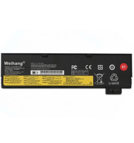 Battery Lenovo Thinkpad T470 T480 T570 T580 11,4V 4400mAh Black Original