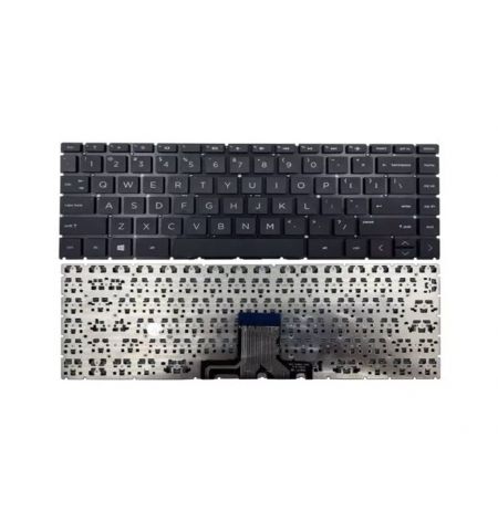 Keyboard for HP Pavilion x360 14-cd 14m-cd 14t-cd 14-ce 14-cf 14-ck 14-cm Series w/Backlit w/o frame "ENTER"-small ENG/RU Silver Original