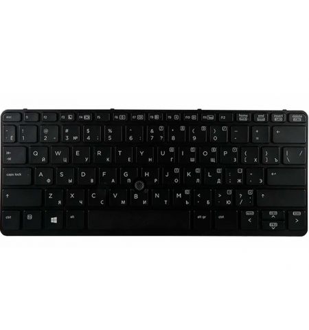 Keyboard HP EliteBook 845 850 855 G7 G8 Series w/backlit w/trackpoint  w/o frame "ENTER"-small ENG/RU Black Original