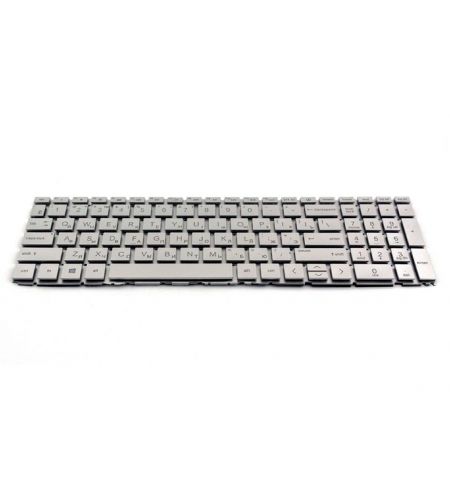 Keyboard HP Pavilion 15-EH 15Z-EH 15-EG 15T-EG Series w/Backlit w/o frame "ENTER"-small ENG/RU Silver Original