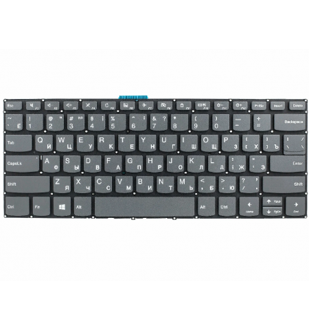 Keyboard Lenovo IdeaPad / Flex 5-14 series w/Backlit  w/o frame ENG/RU Gray Original