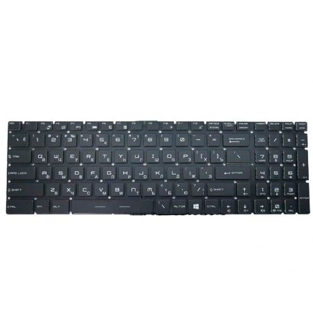 Keyboard MSI GE62 GE72 GS60 GS70 GL62 GL72 GP62 GT62 GT72 GT72S GP72 GL63 GL73I 8RC GV62VR GV72 w/Backlit RGB w/o frame ENG/RU Black Original Keyboard MSI GE62 GE72 GS60 GS70 GL62 GL72 GP62 GT62 GT72 GT72S GP72 GL63 GL73I 8RC GV62VR GV72 w/Backlit RGB w/o frame ENG/RU Black Original