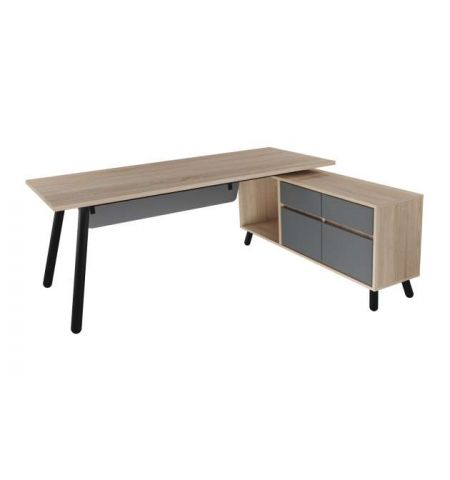 Masa Fusion + box incorporat Dreapta 2000x800/1550x400