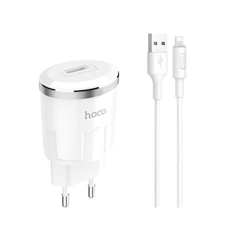 Hoco C37A + Lighting Cable White