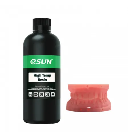 Фотополимер для 3D-печати ESUN High Temp Resin, 0.5 kg, Розовый