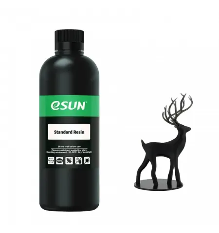 Фотополимер для 3D-печати ESUN Standard Resin, 0.5 kg, Черный