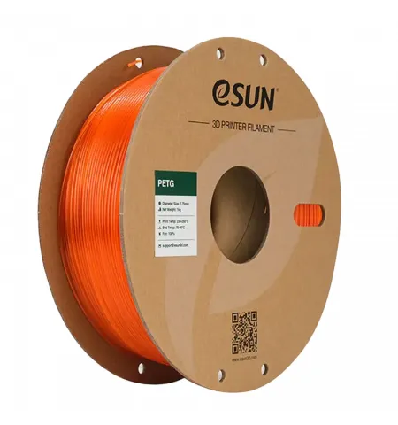 Филамент для 3D-принтера ESUN PETG Оранжевый, 1,75 мм, 1 кг