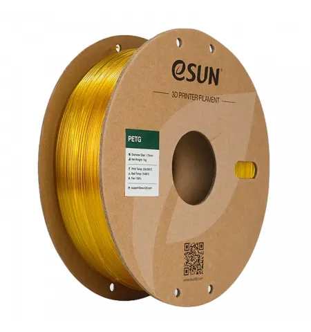 Филамент для 3D-принтера ESUN PETG Желтый, 1,75 мм, 1 кг