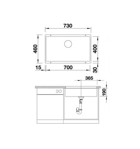 Blanco Subline 700-U Anthracite