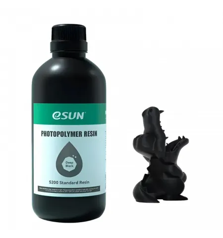 Фотополимер для 3D-печати ESUN S200 Standard Resin, Deep Black, 0.5 кг