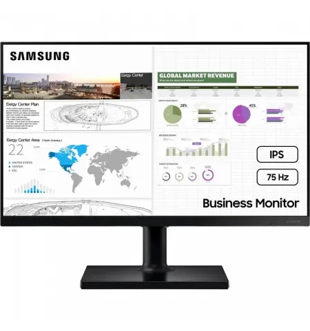 23,8" Монитор Samsung S24C430, IPS 1920x1080 FHD, Серый