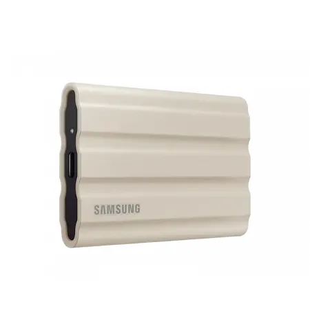 Внешний портативный SSD накопитель Samsung T7 Shield, 1 ТБ, Бежевый (MU-PE1T0K/EU)