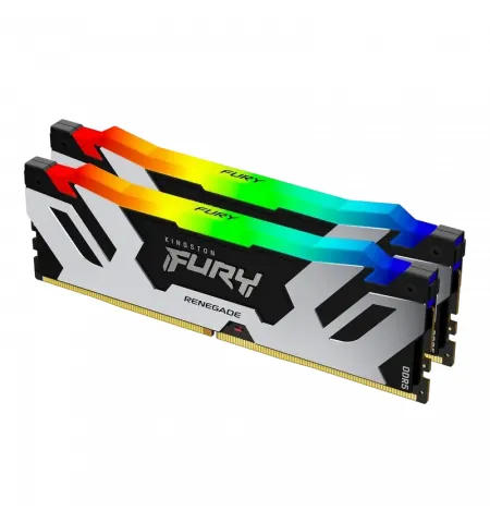 Оперативная память Kingston FURY Renegade RGB, DDR5 SDRAM, 8000 МГц, 32 Гб, KF580C38RSAK2-32