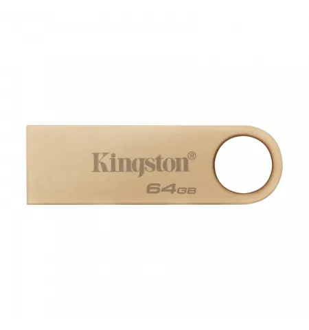 USB Flash накопитель Kingston DataTraveler SE9 G3, 64Гб, Золотой
