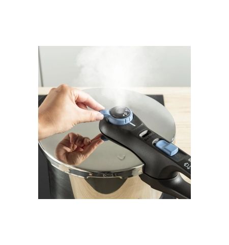 Скороварка Tefal Secure Trendy с паровой корзиной 4L Скороварка Tefal Secure Trendy с паровой корзиной 4L