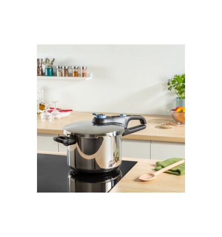 Скороварка Tefal Secure Trendy с паровой корзиной 4L Скороварка Tefal Secure Trendy с паровой корзиной 4L