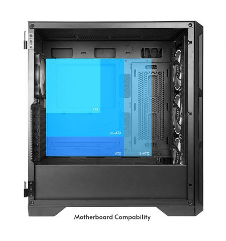 Case E-ATX Miditower Chieftec Gaming APEX GA-01B-TG-OP Black no PSU, 1 Case E-ATX Miditower Chieftec Gaming APEX GA-01B-TG-OP Black no PSU, 1