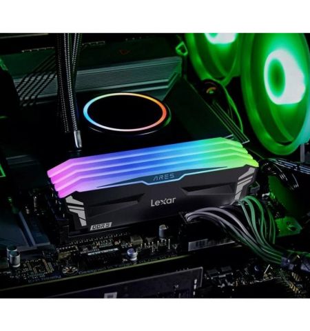 Оперативная память 32GB DDR5 Dual-Channel Kit Lexar Ares RGB (2x16GB) Оперативная память 32GB DDR5 Dual-Channel Kit Lexar Ares RGB (2x16GB)